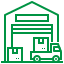 Vault Mobile Storage Warehouse Icon