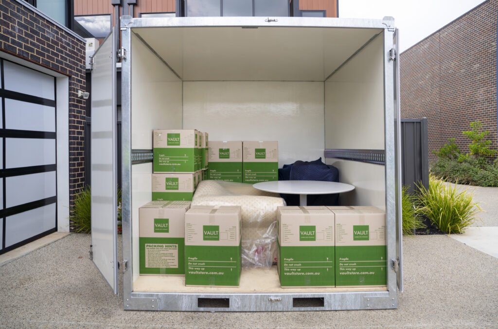 Preparing and loading Mobile Storage Unit